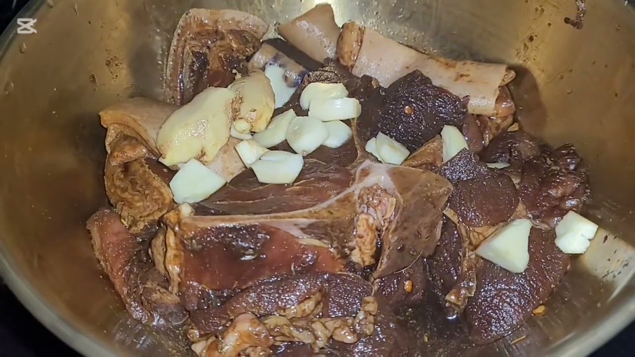 Stew Pork, and Rice & Rice Peas for Sunday Dinner 