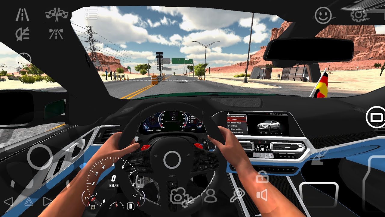 Bmw m4 competition crash mountain tunnel- car parking multiplayer 
