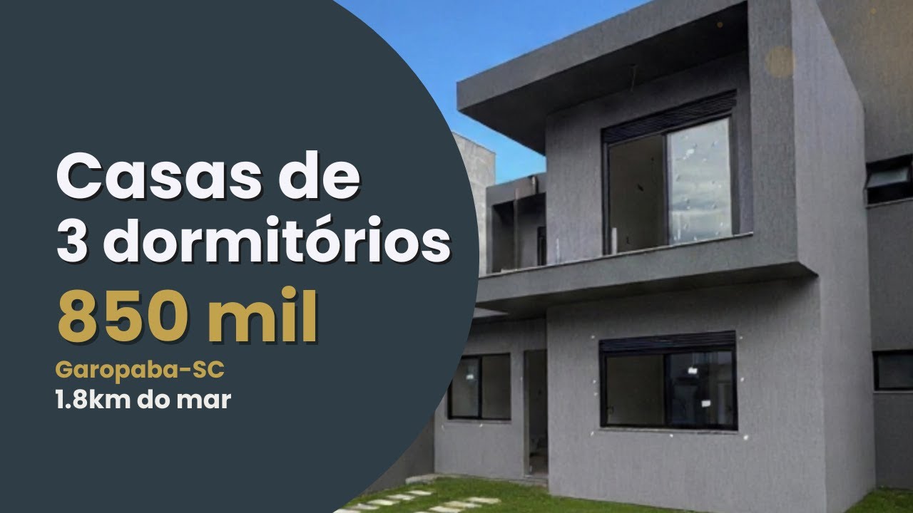 Residencial amorin Garopaba SC Casa de 3 dorm