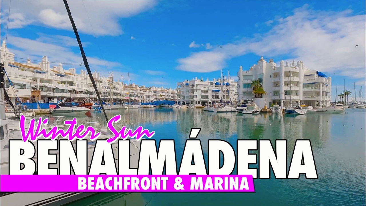 Winter sun in Benalmádena| Costa del Sol February 2026 | Beachfront & Puerto Marina walk