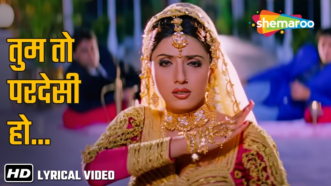 तुम तो परदेशी हो तुम | Tum To Pardesi Ho (HD Lyrical) | Mehendi (1998) | Kavita Krishnamurthy Hits