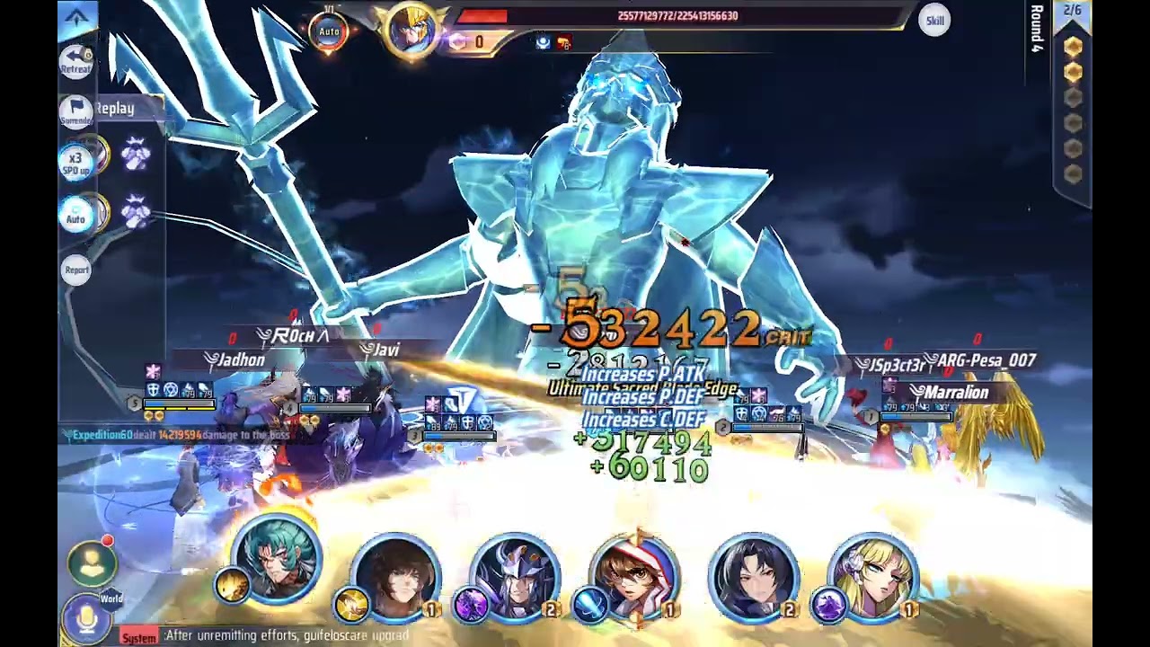 Legion Boss - Poseidon - Auto Attack - 6.67% (15 Bi) -  Using Aiacos Garuda