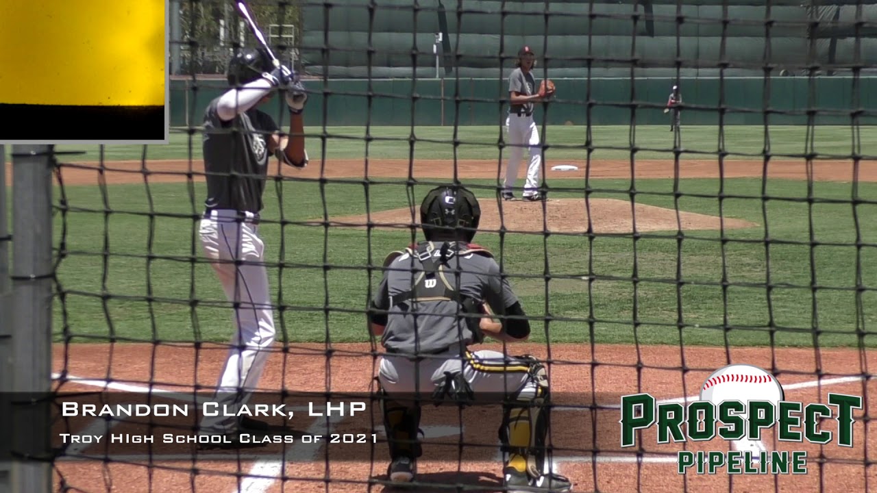 Brandon Clark Prospect Video, LHP, Troy High School Class of 2021