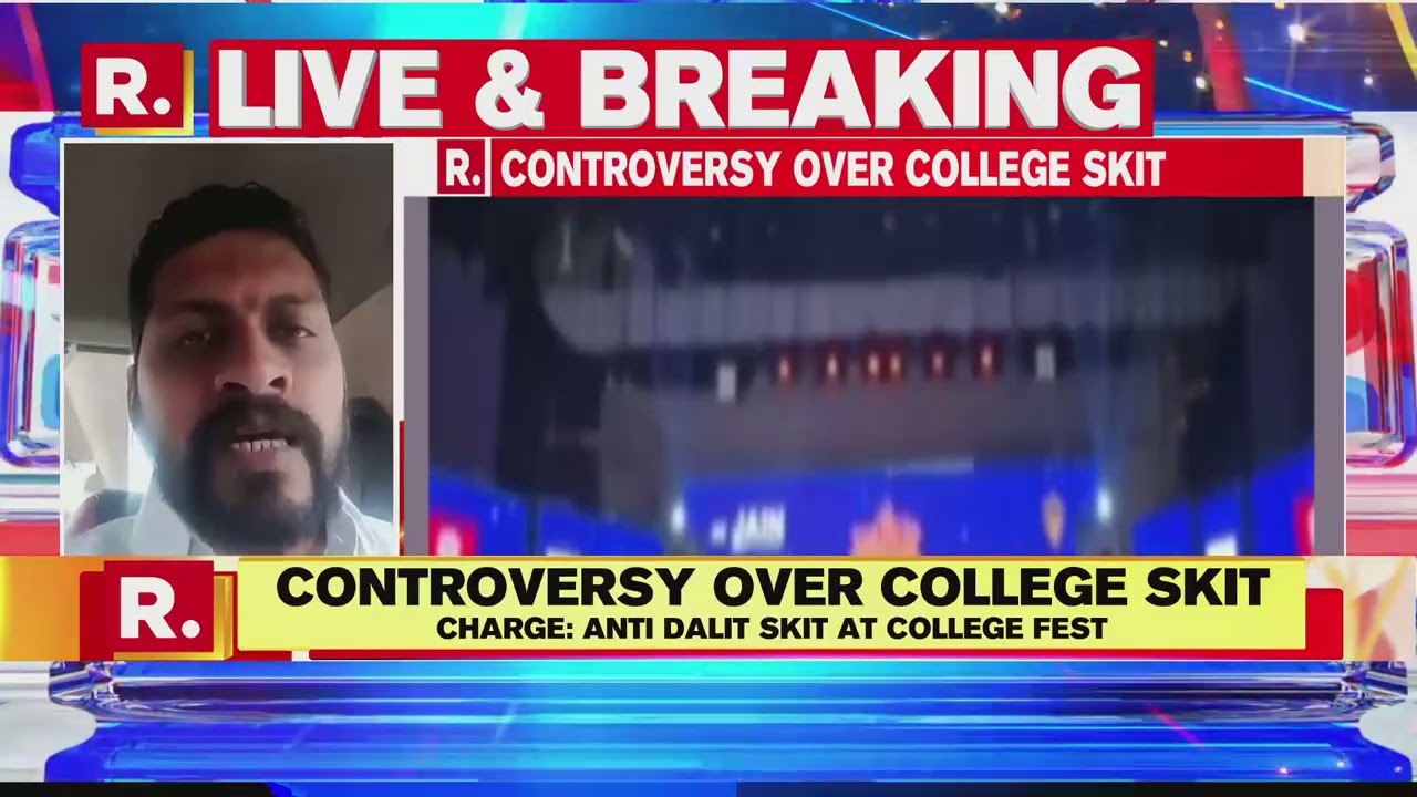 Skit Performance By Students Of Jain University Which Allegedly Targets Dalit Community