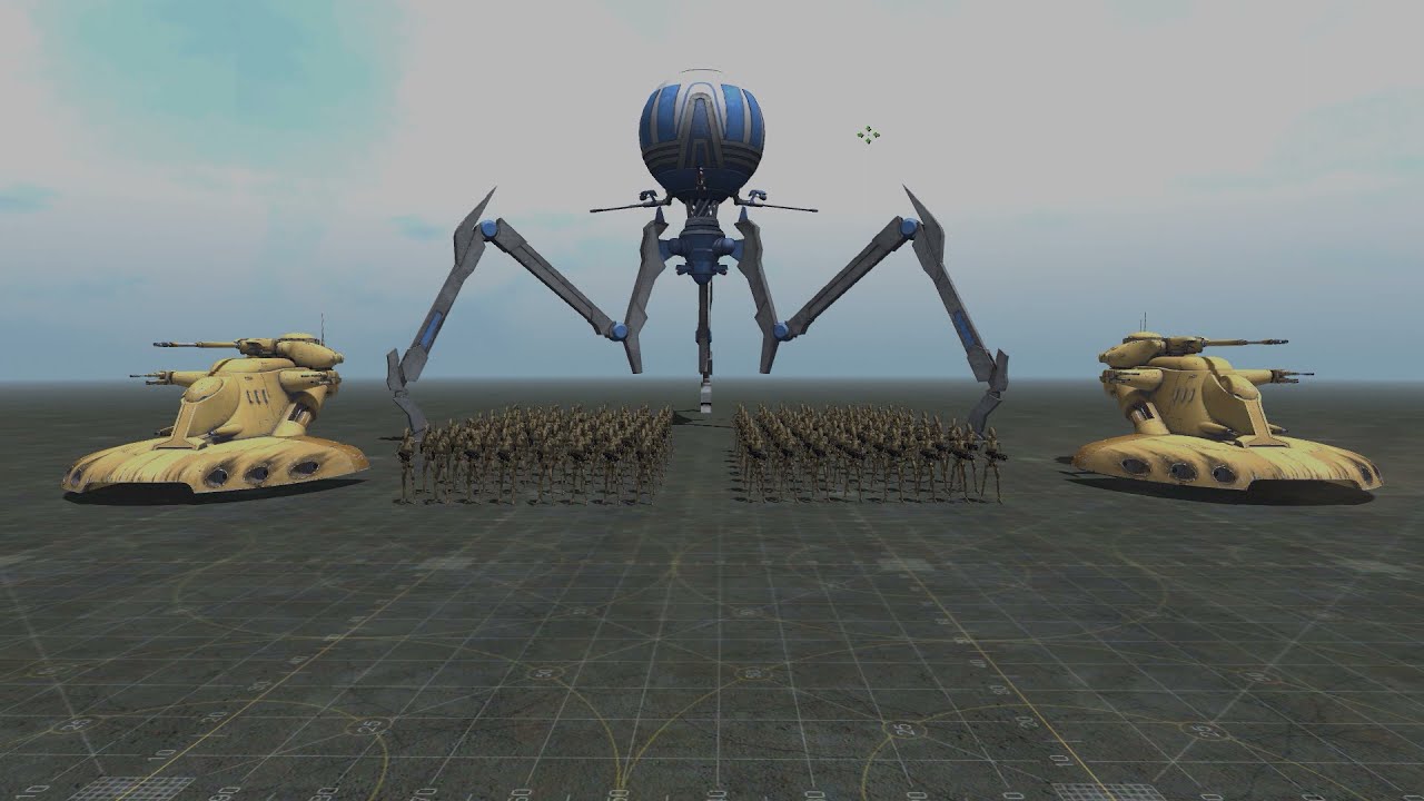 Old/New Octupterra Tri-Droid Demonstration - MOW AS 2 - ASV Star Wars Mod