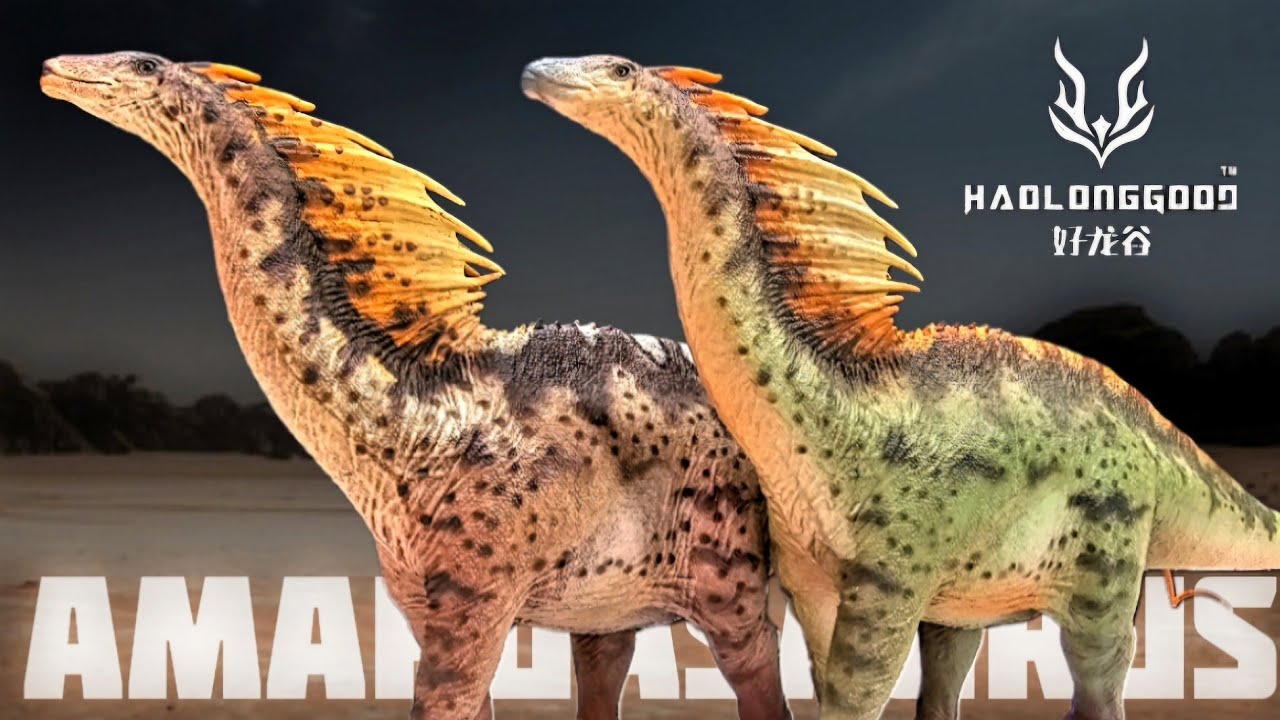Обзор Haolonggood Amargasaurus!!! Обе версии!!!