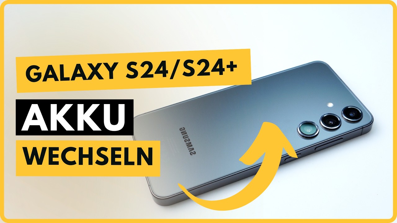 Akku leicht tauschbar 🤔  Samsung Galaxy S24 / S24+ Batterie wechseln.