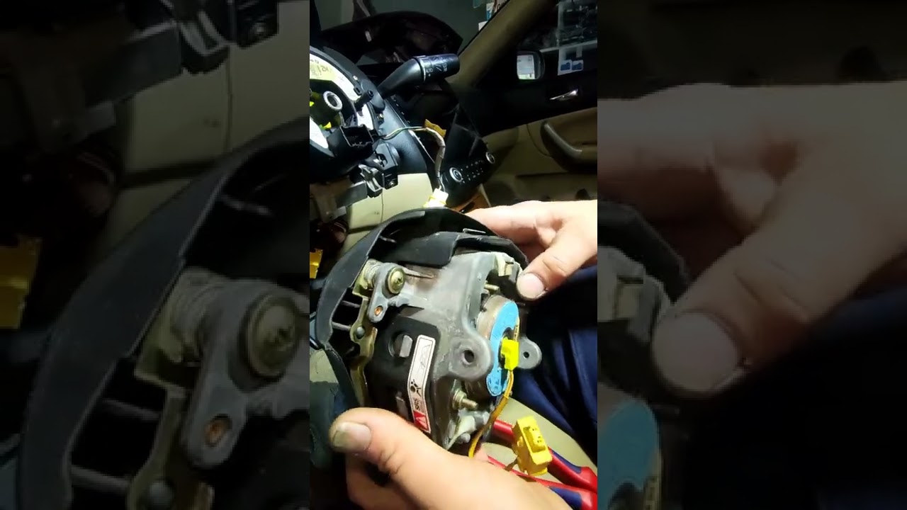 Honda Accord 2003-2008 airbag zemberek değişimi nasıl yapılır