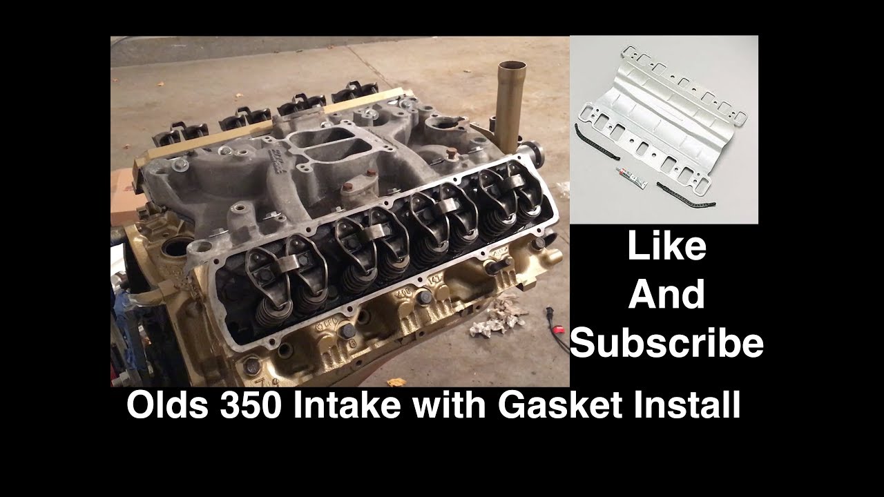 Installing Edelbrock Performer Intake with Gasket on an Oldsmobile 350