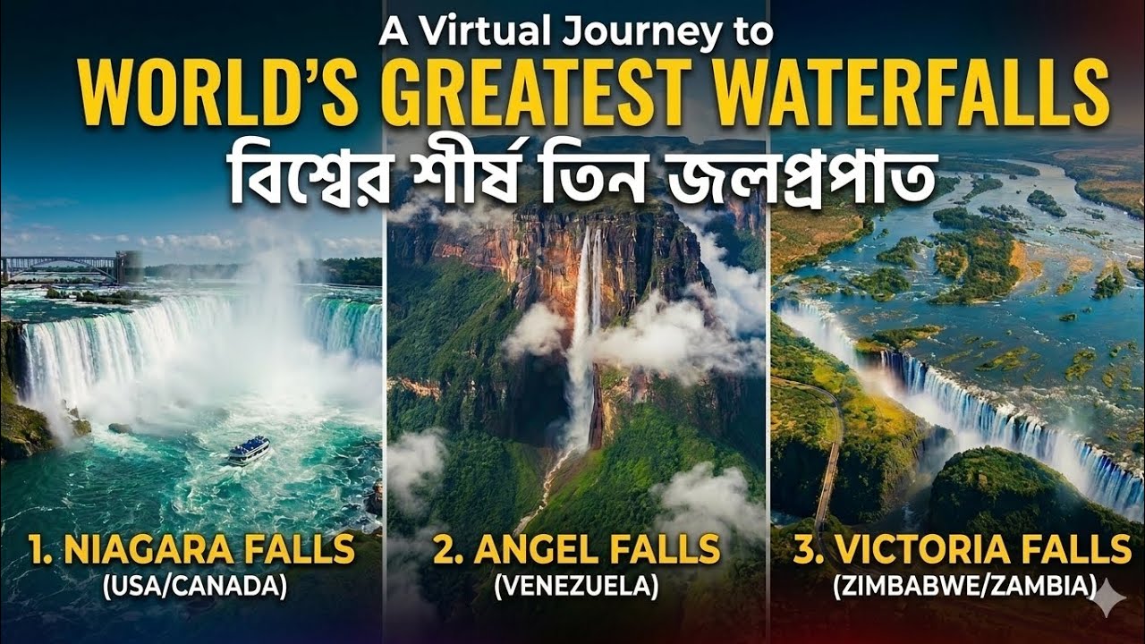The Great Waterfalls || বৃহত্তর তিন জলপ্রপাত 