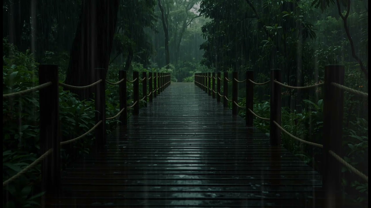 Calming Rain Sounds for Deep Sleep 🌧️ | Relaxing Rain for Stress Relief & Peaceful Mind