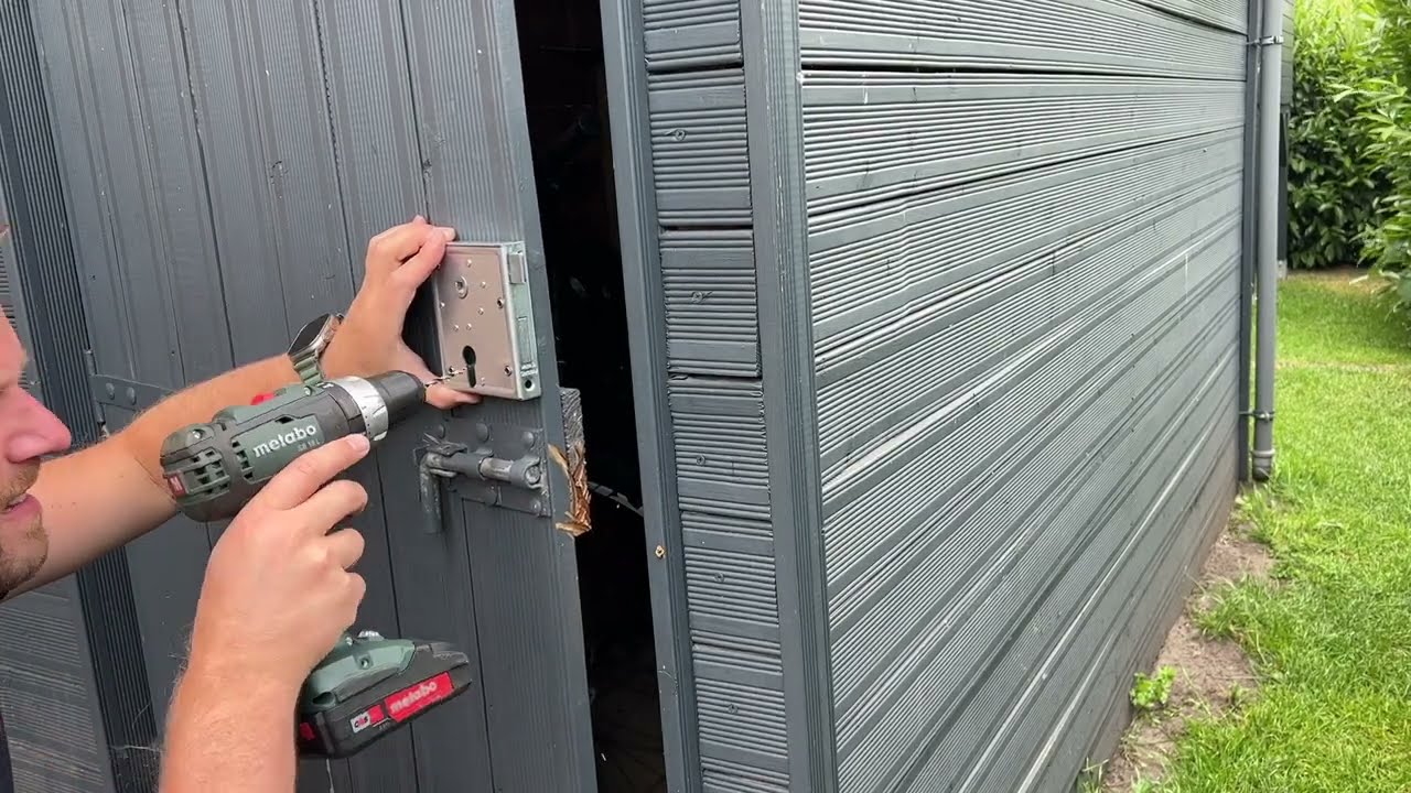 DIY - Türschloss mit Schließzylinder montieren