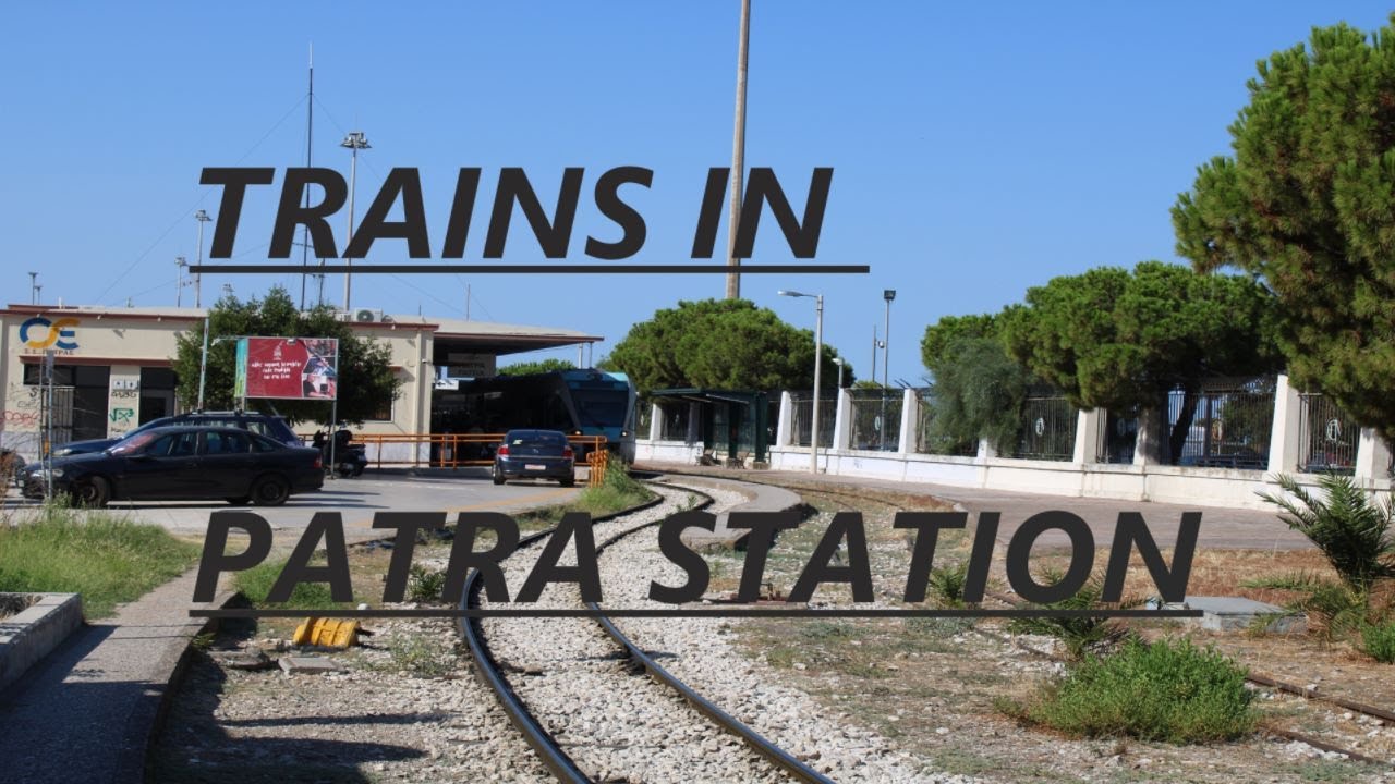 Trains in Patra station