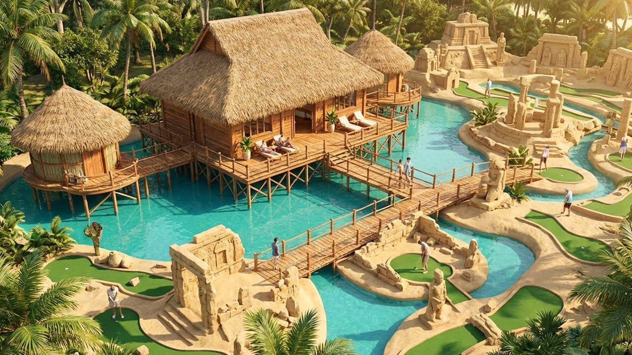 150 Days Building a Massive Ancient Water Kingdom: The Ultimate Primitive Resort