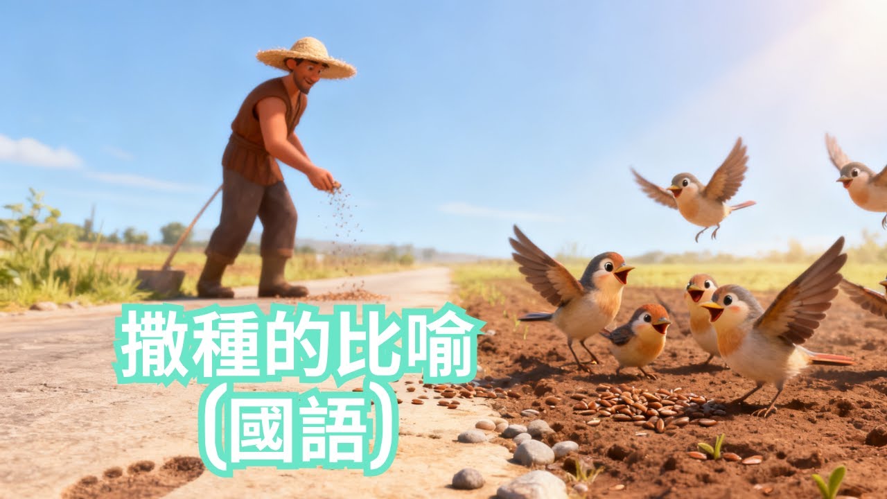 [兒童聖經故事動畫] 農夫撒種的比喻 (國語)