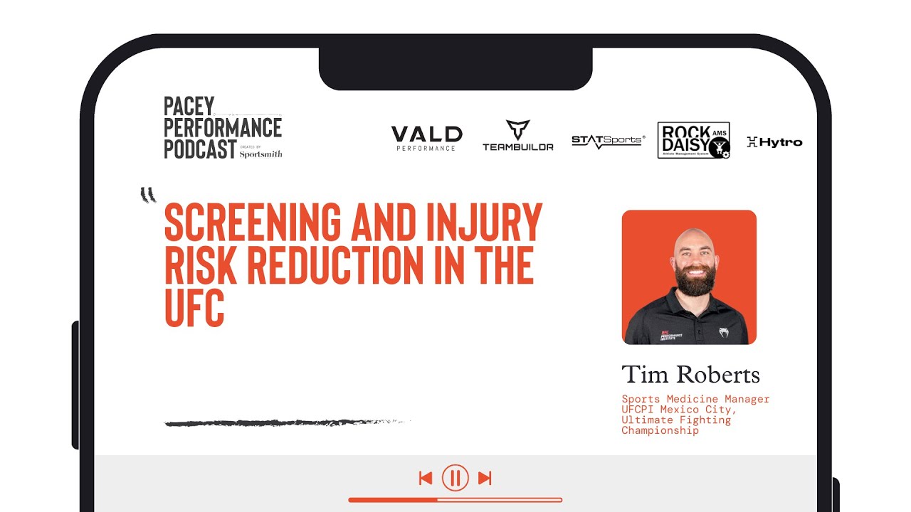 Screening and injury risk reduction in the UFC