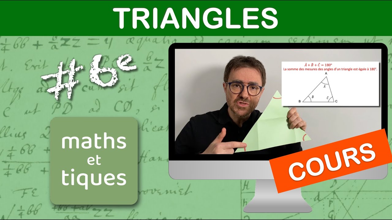 LE COURS : Les triangles - Sixième