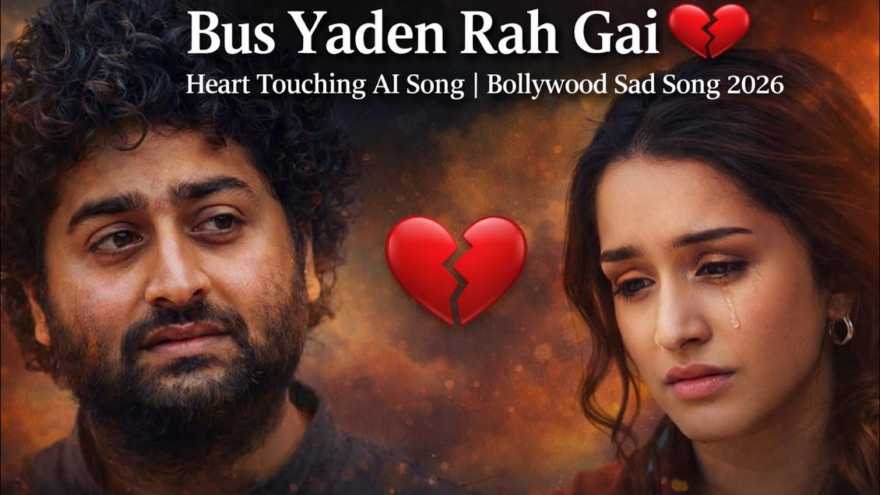 Bus Yaadein Rah Gai 💔 | Heart Touching AI Song | Arijit Singh Style | 2026 Viral Song