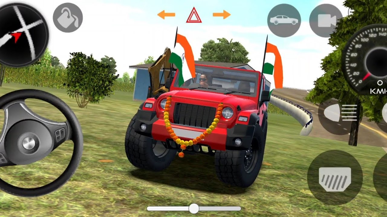 Modified Mahindra Thar😈Games:Indian Red Thar (Gadi Wala Games) Car Game Android Game - #2025