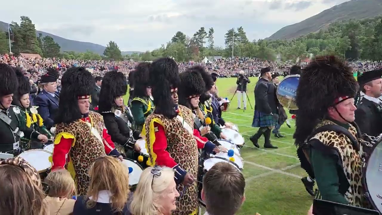 Braemar Gathering September 3, 2022 Massed Pipe Bands