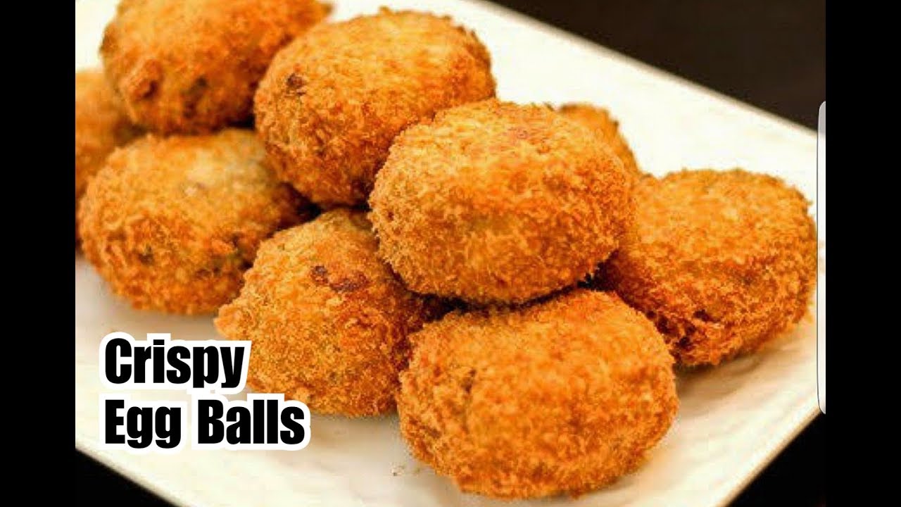 Crispy Egg Balls recipe -  New Egg recipe - Egg starter / Egg snack recipe