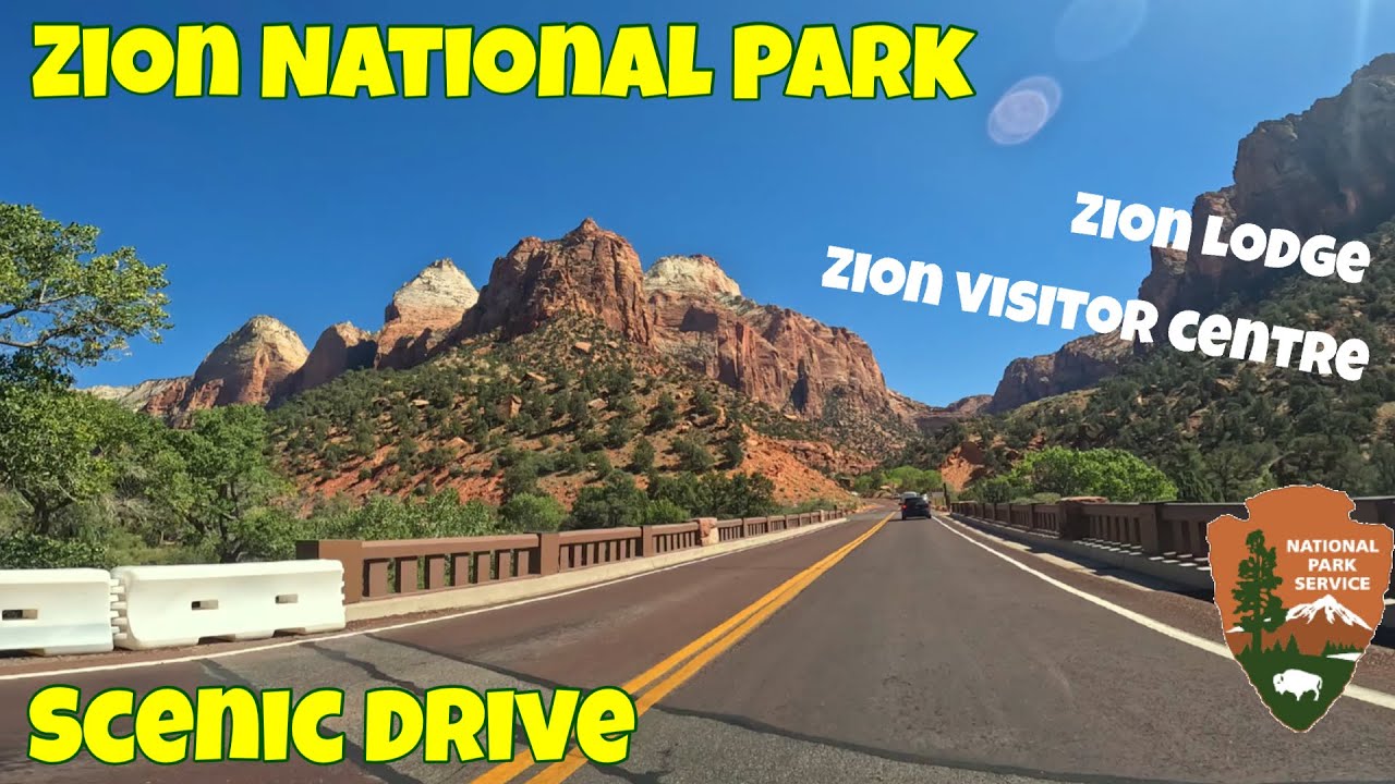 Cruising the Canyon: Epic Drive through Zion National Park to Zion Lodge