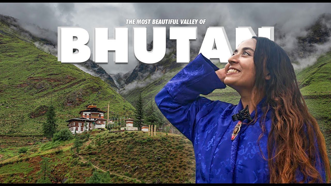 I found the most beautiful valley of Bhutan 😍