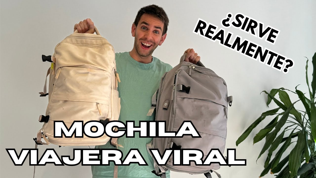 ESTA ES LA MEJOR MOCHILA VIAJERA LOW COST | Amazon viral travel backpack low cost