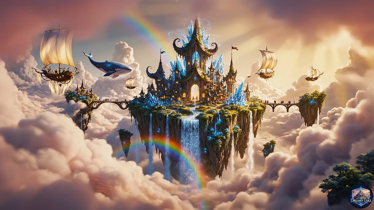 Fantasy Village in the Clouds