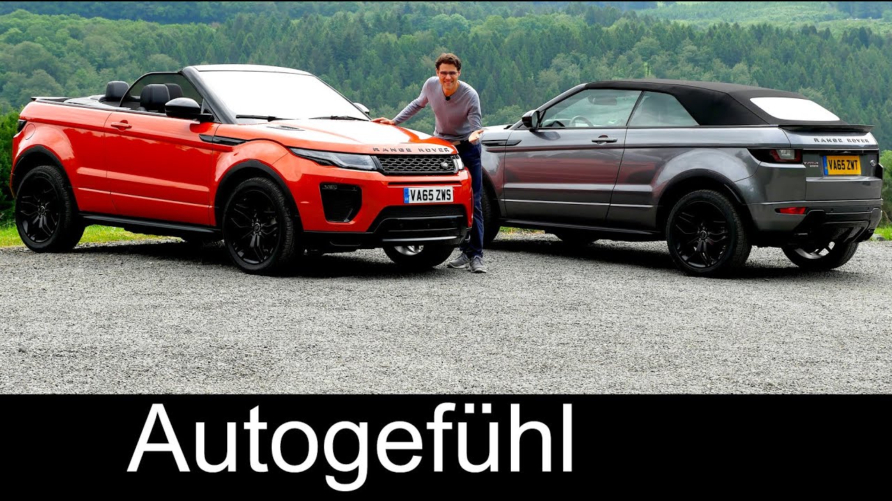 Range Rover Evoque Cabriolet FULL REVIEW test driven new SUV Convertible neu