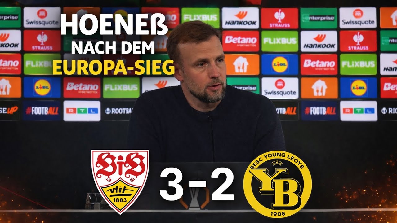 Hoeneß nach dem 3:2: Großer Kampf und wichtiger Europa-Sieg