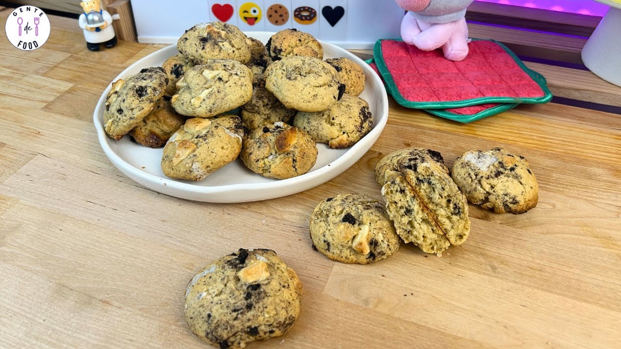 Cookies de chocolate blanco y Oreo | Receta #275 | GENTE DE FOOD