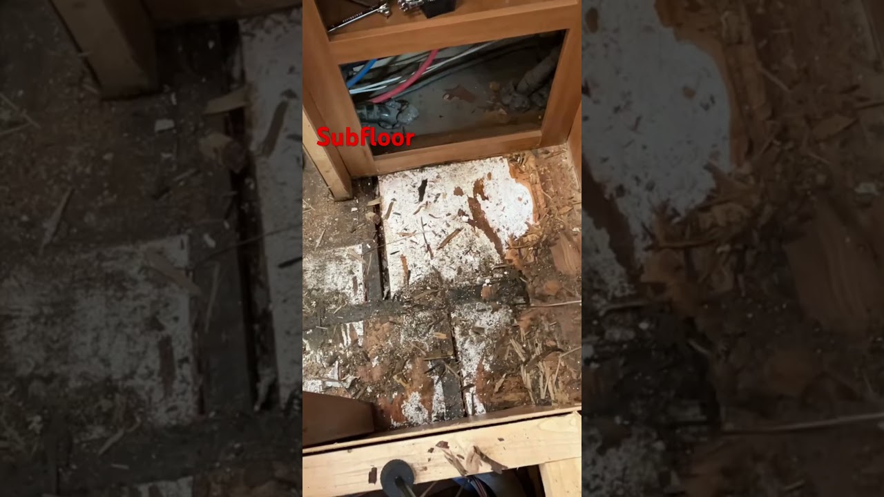 Timelapse of a rotten RV subfloor removal. Tight spaces make any demolition challenging #rv