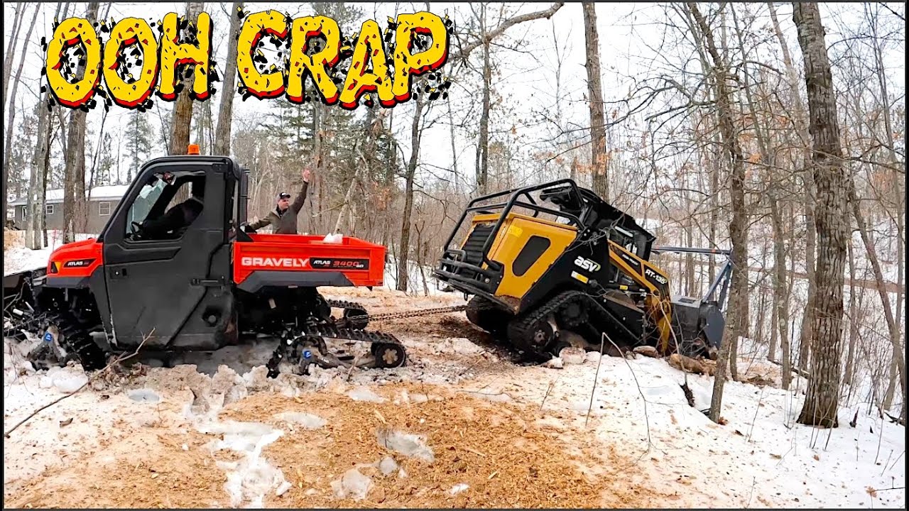 The ASV Slid OUT of CONTROL.