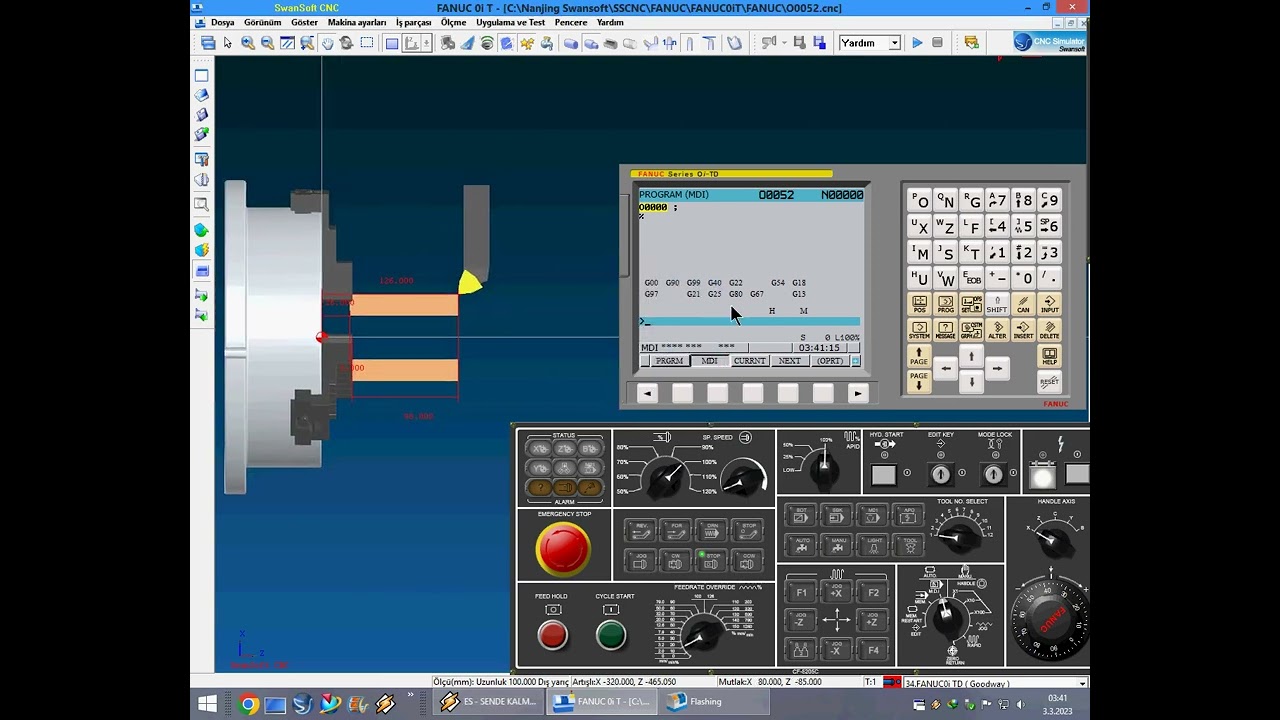 CNC Torna İş Parçası Sıfırı (WorkShift)