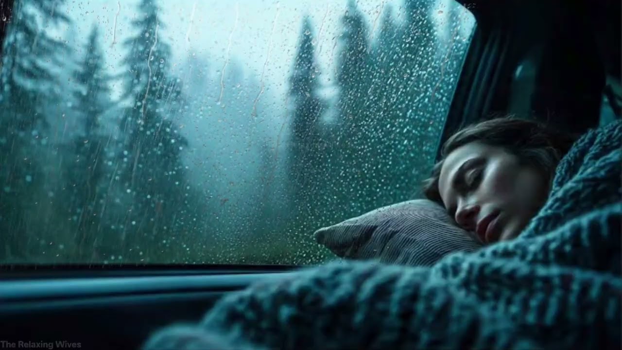 Asmr Rain 🌧️ Powerful night thunderstorm Sounds ⛈️ Rain for sleeping 😴 heavy Rain Sounds ⛈️