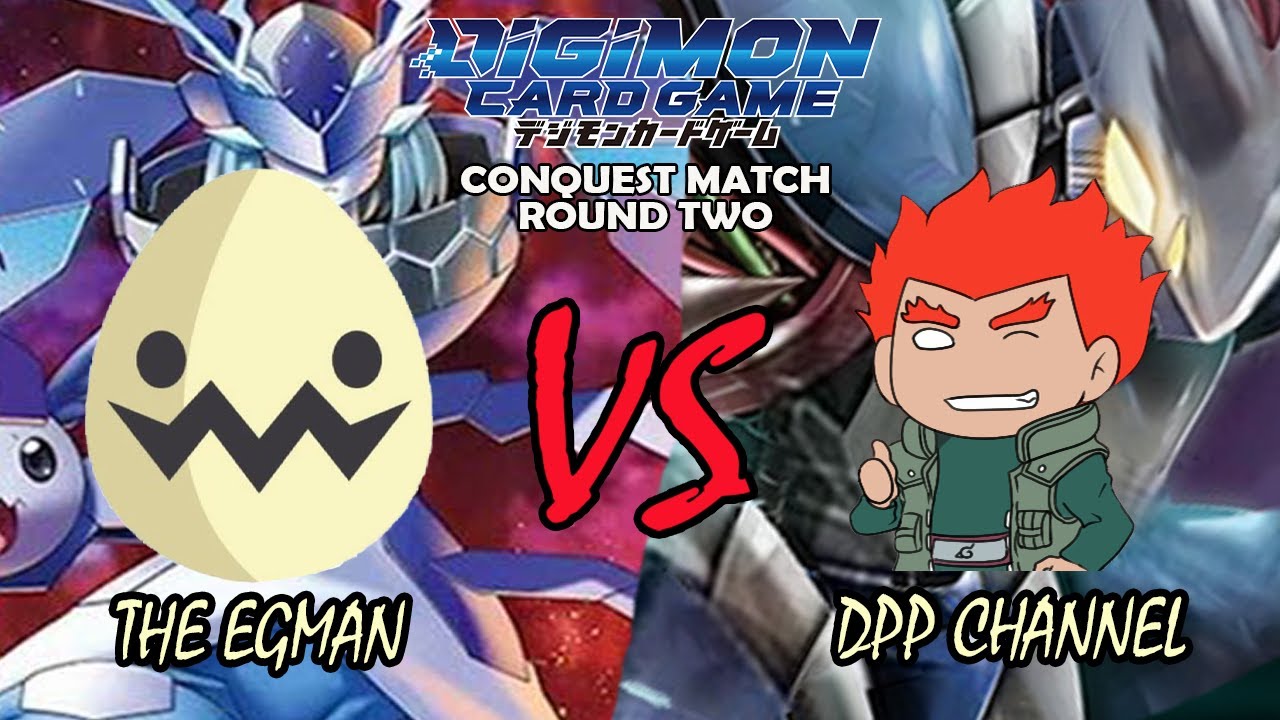 Digimon TCG TheEgman Vs DPP Channel - Conquest Fight Round Two!