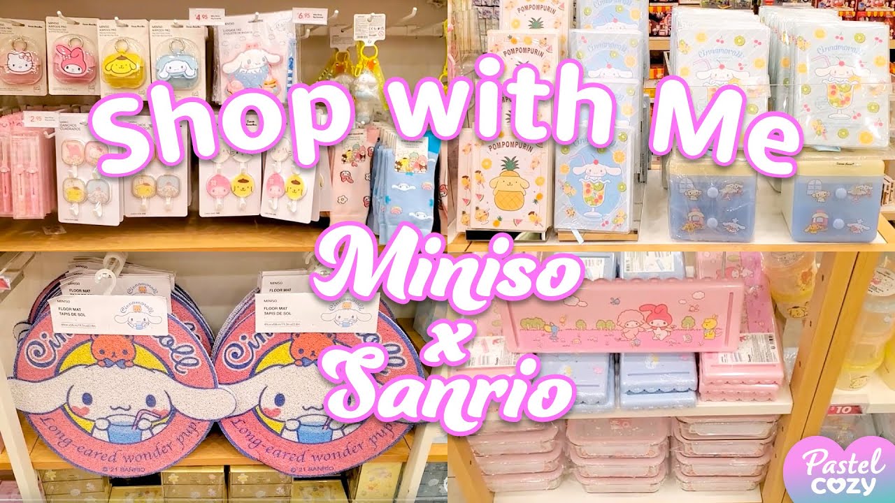 Sanrio x Miniso shop with me ( haul + review ) Housewares and Blind boxes