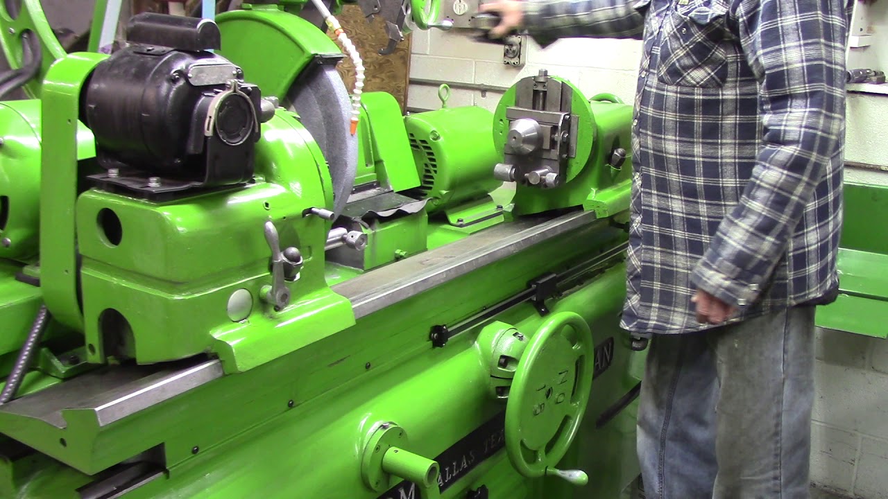 Storm Vulcan 15 Crankshaft Grinder DRO Conversion on Traverse Wheel