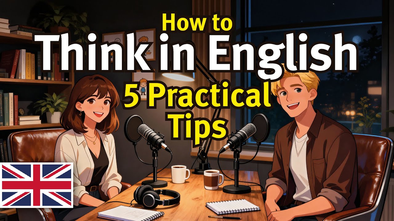 How to THINK in English 😲 5 Easy Tips for Beginners to Speak Faster & More Naturally
