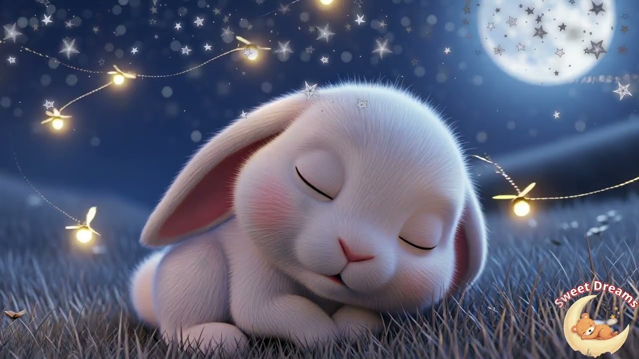 Lullaby of the Dancing Fireflies ✨ A Song About a Sleeping Bunny