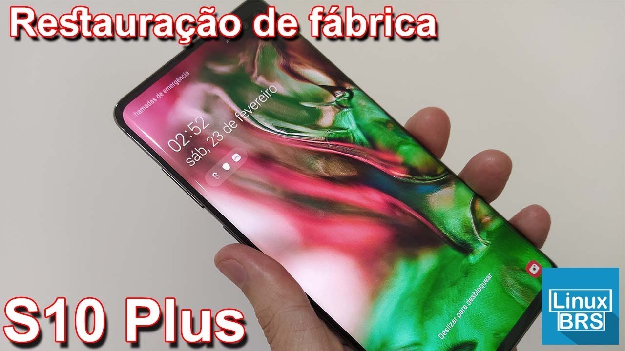 Samsung Galaxy S10 Plus - formatação de fábrica (como formatar)