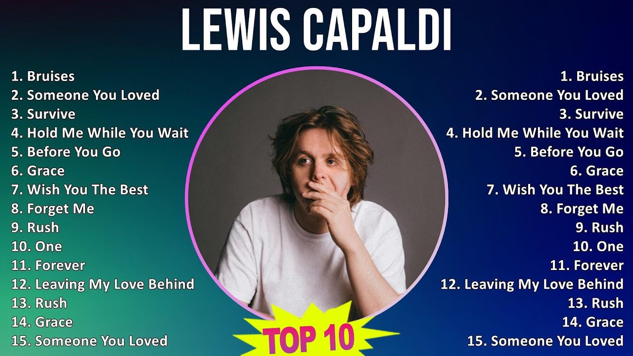 Lewis Capaldi 2025 MIX Greatest Hits - Bruises, Someone You Loved, Survive, Hold Me While You Wait