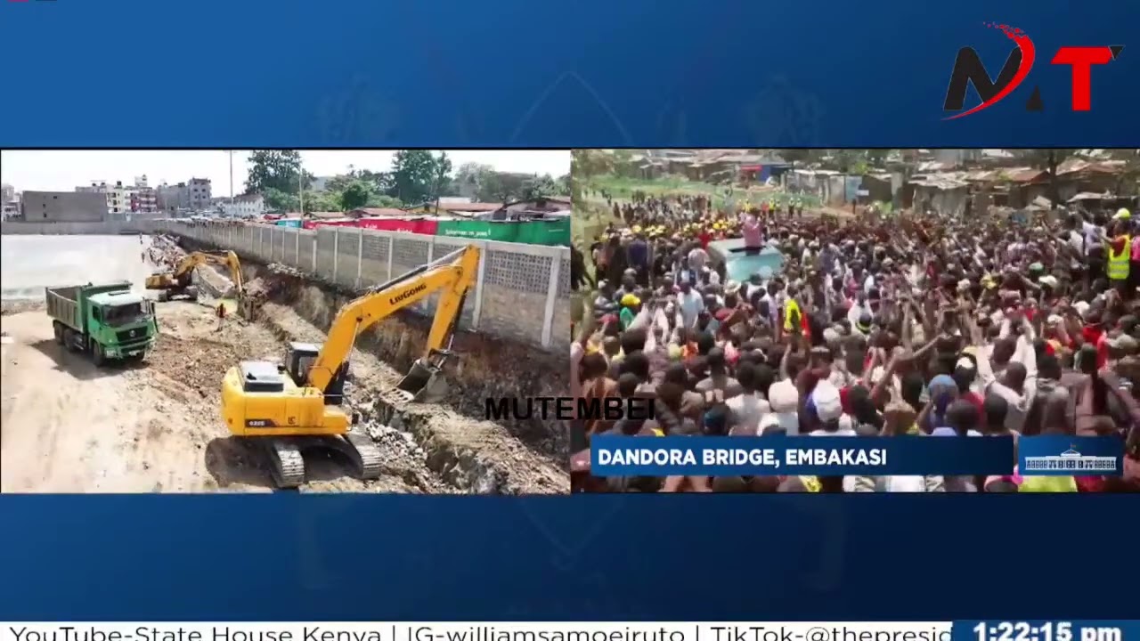 WEKA MAWE! WEKA MAWE! LISTEN TO PRESIDENT RUTO IN DANDORA!!