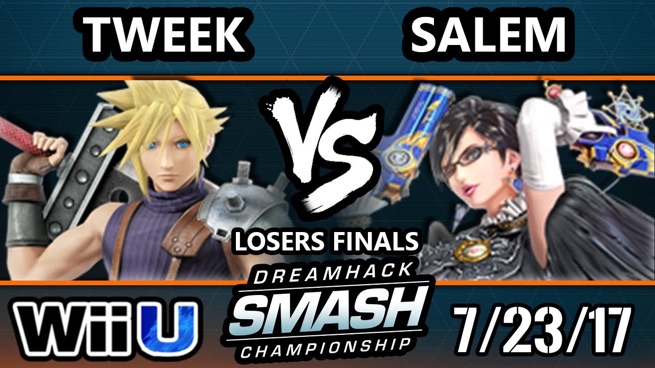 DHATL 17 Wii U - P1 | Tweek (Cloud) Vs. MVG | Salem (Bayonetta) - SSB4 Singles LF