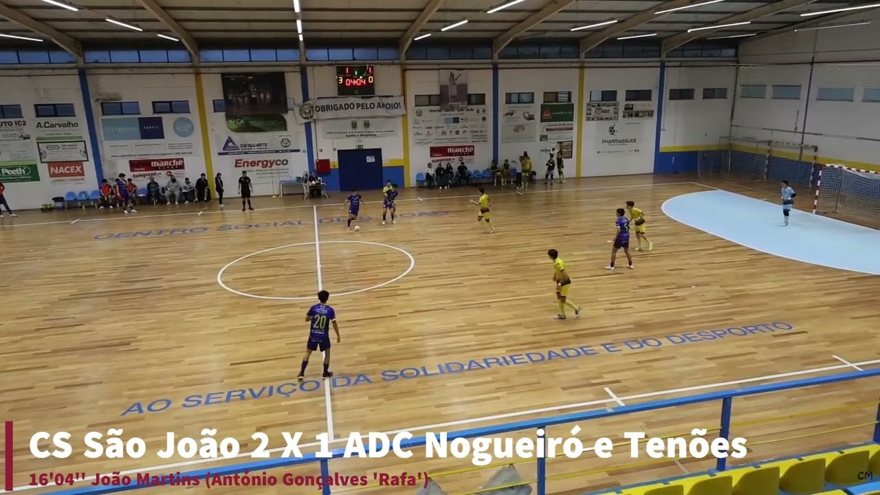 CS São João 𝟲-𝟰 ADC Nogueiró (Juniores, 2ª Fase CN II Divisão FPF)