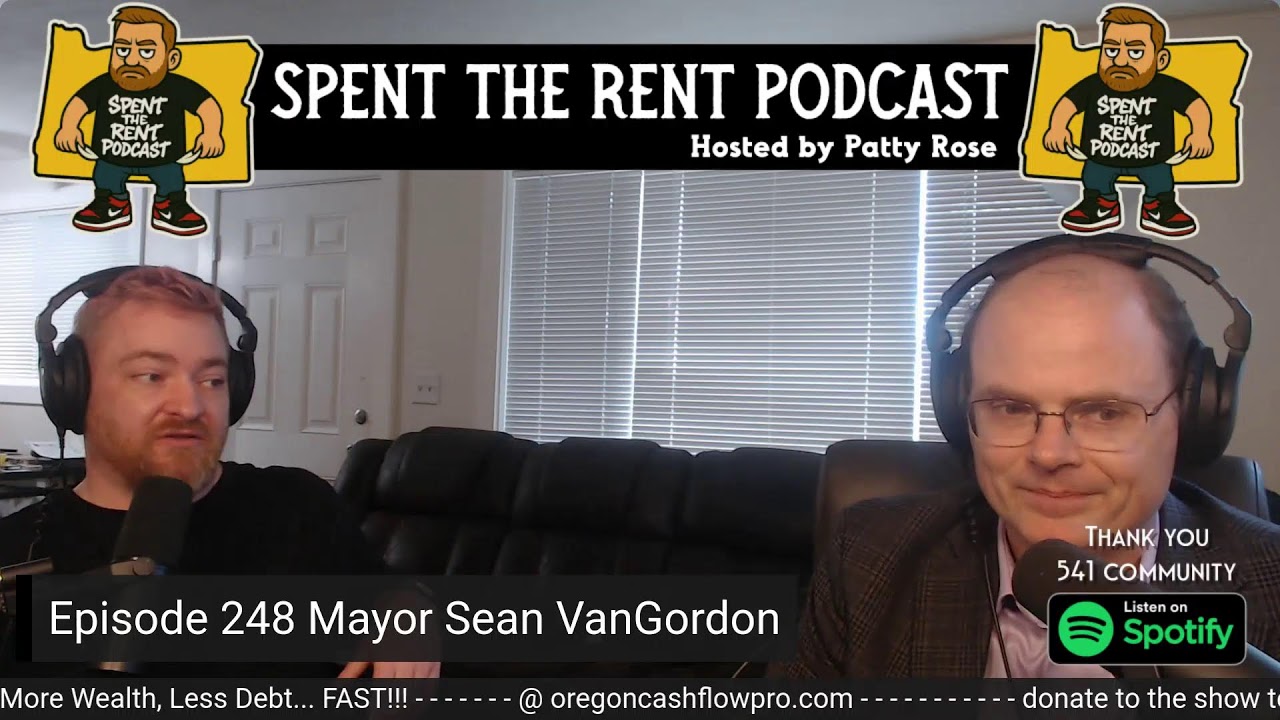 STRPOD - Ep248 Mayor Sean VanGordon for Lane County Commissioner