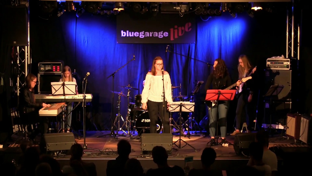 Pop-Ensemble der Musikschule Wies Auftritt 2019 bluegarage