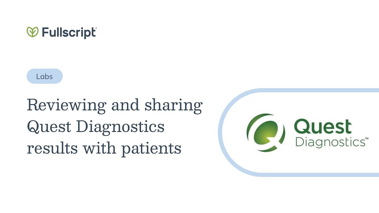 Лаборатории: Просмотр и предоставление результатов Quest Diagnostics пациентам | Поддержка врачей