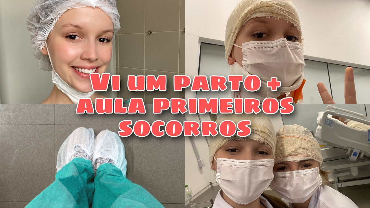 ROTINA DE UMA ESTUDANTE DE MEDICINA (vi um parto + aula de primeiro socorros)